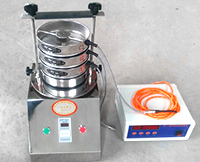 試驗(yàn)篩多用于實(shí)驗(yàn)篩物料篩分使用，篩分效果比較明顯，每層篩框都是有不同的篩分孔徑控制物料的精度大小，同時(shí)具有定時(shí)功能。